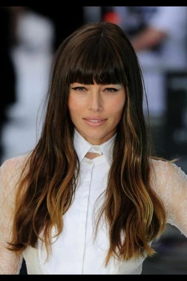 Long bangs