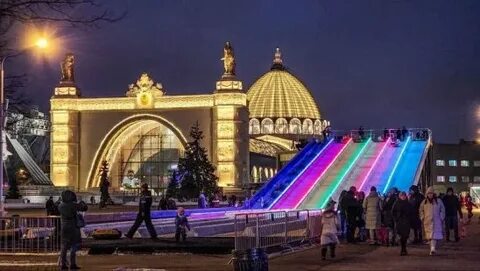 Вднх в москве зимой 2023