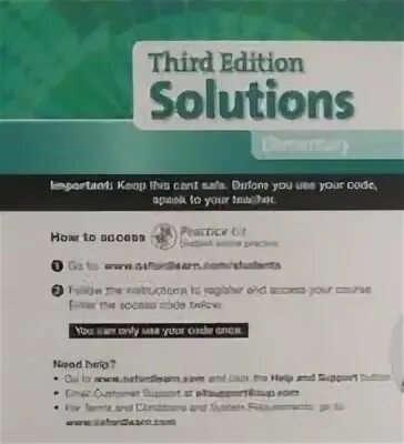 Solutions elementary 3rd edition audio