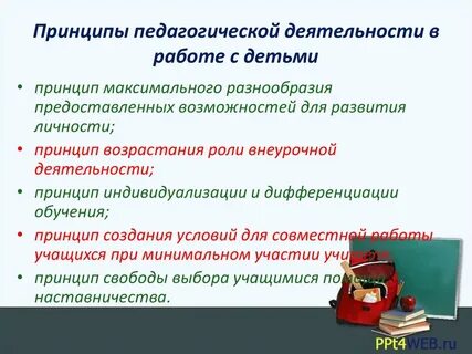 Общие педагогические принципы это