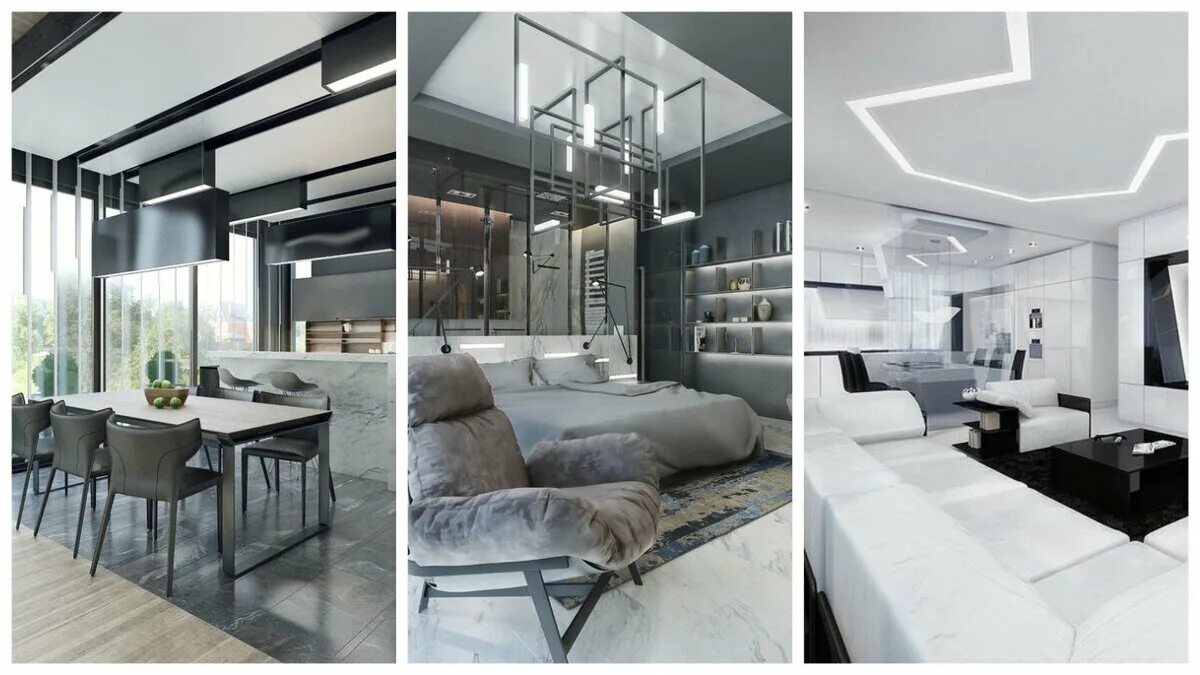 Стиль минимализм в интерьере. Современный интерьер хайтек. Черты стиля хай тек. Хай тек стиль в архитектуре кратко. Стиль hi-tech в интерьере.