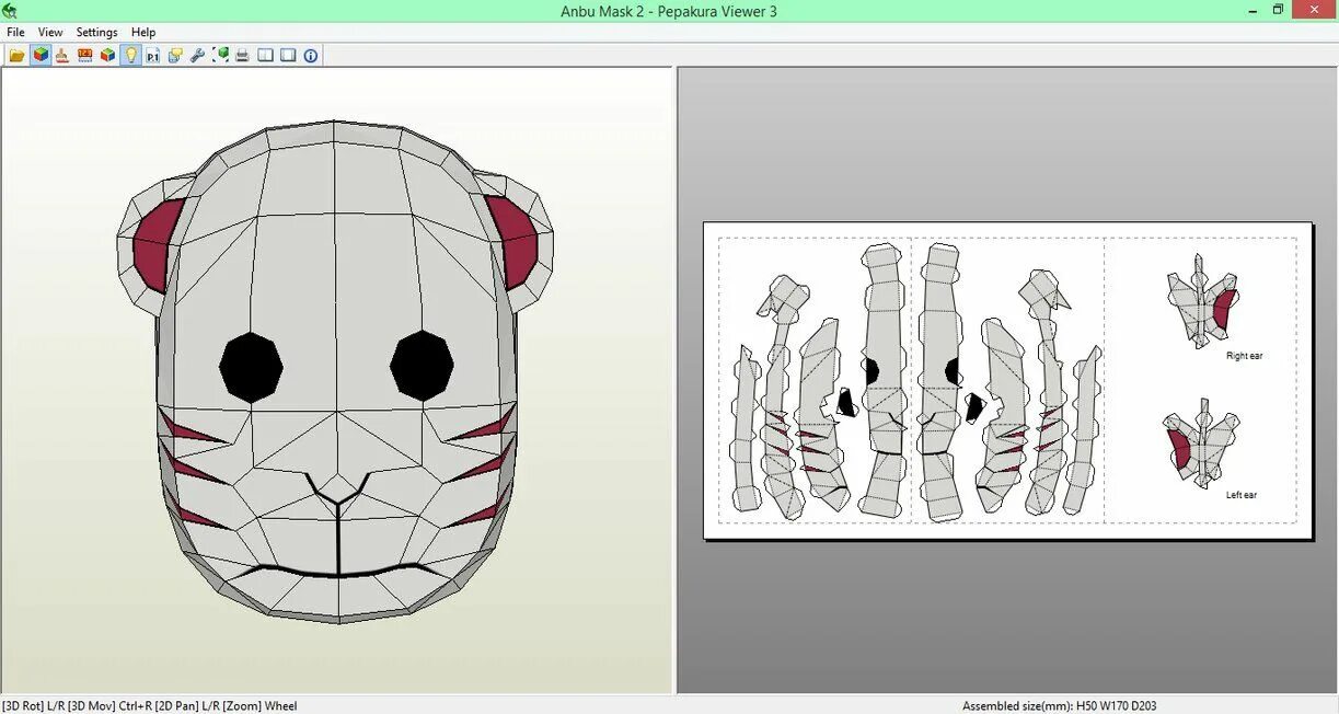 Как сделать маску из бумаги схема. Маска анбу из наруто papercraft схема. papercraft маска анбу. маска анбу из наруто papercraft. маска анбу пепакура.