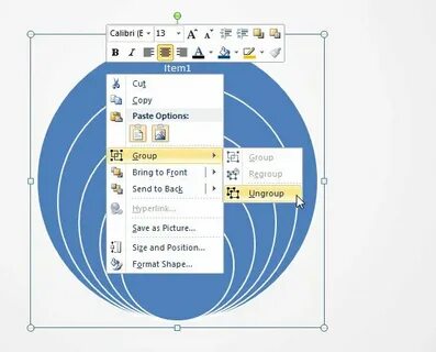 Круг в powerpoint