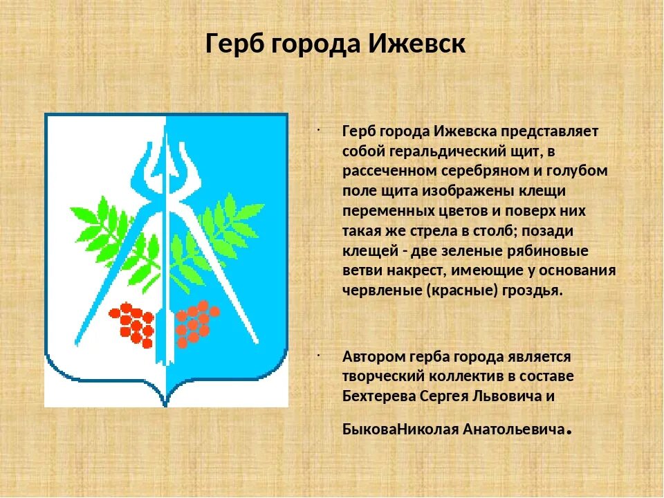 Герб города 3 класс. Герб Ижевска описание. Флаг и герб Ижевска. Автор герба Ижевска.