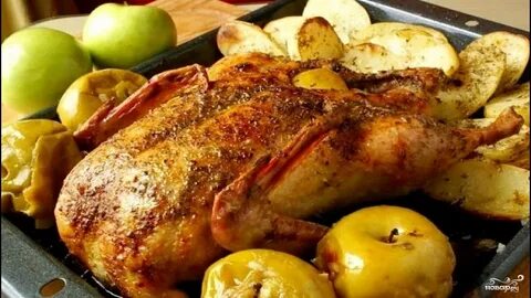 Утка сочная и мягкая с картошкой