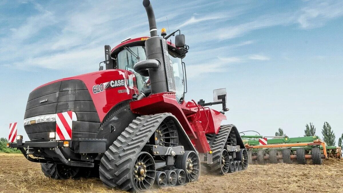 Гусеничный трактор Case IH Quadtrac 620. Трактор Биг БАД 950. Самый мощный трактор кейс. Самый большой трактор. Тракторный мир