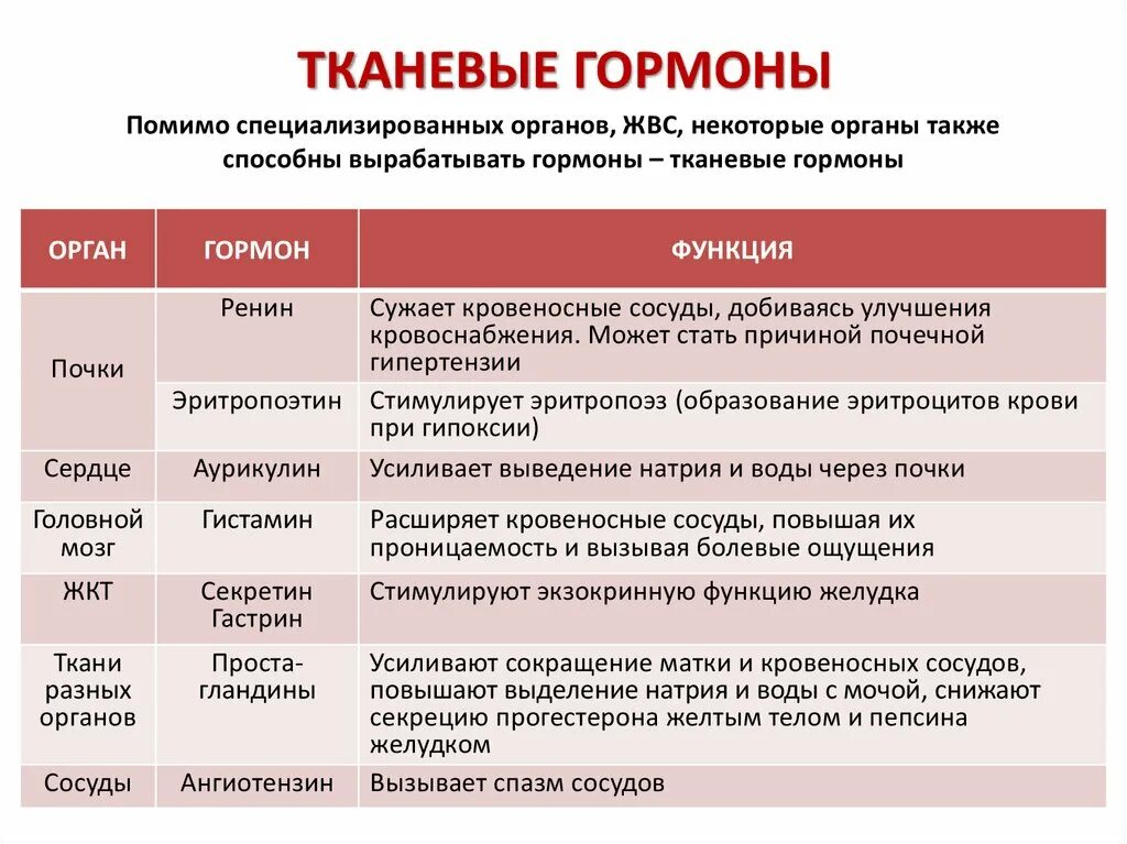Элемент участвующий в образовании гормонов. Понятие тканевых гормонов. тканевые гормоны и их функции. тканевые гормоны физиология. функции тканевых гормонов.