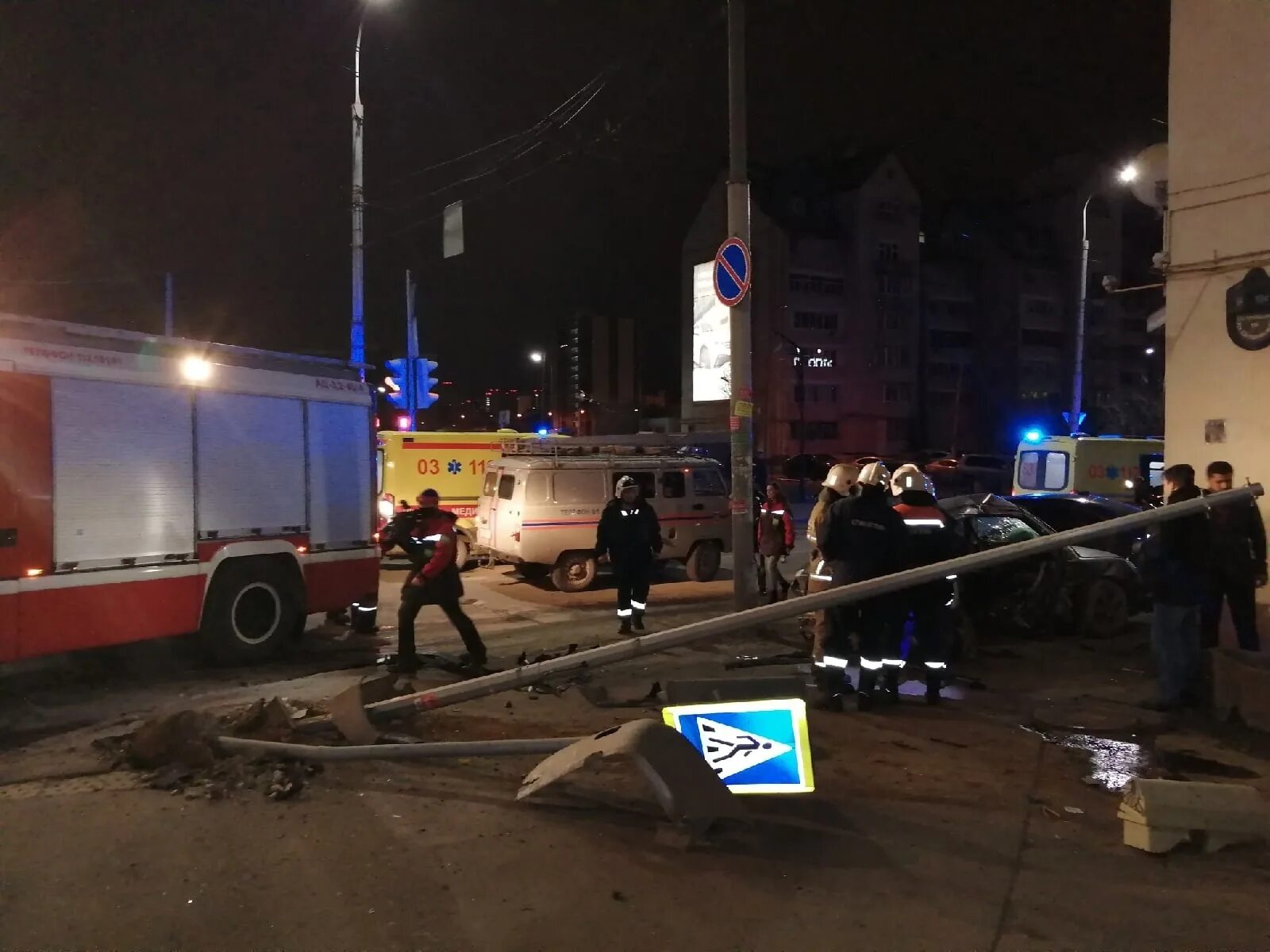 Автокатастрофа в Казани вчера.