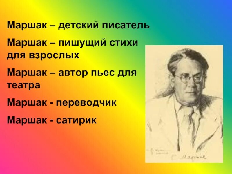 Писателя маршака 1. Детский писатель Маршак. Стихи писателя Маршака. Маршак школьнику на память.