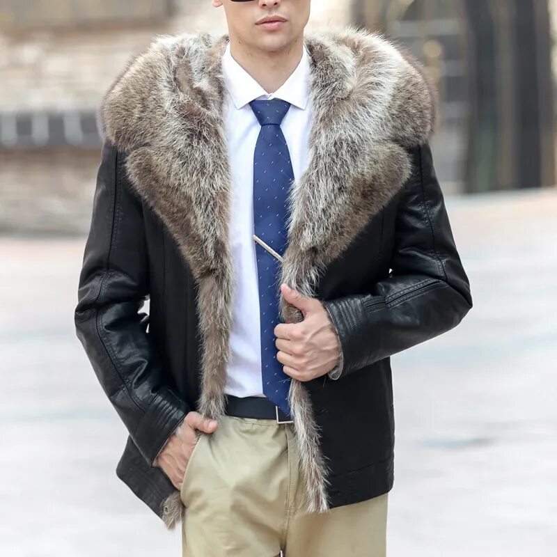 куртка с мехом для мужчин. кожаная куртка мужская с мехом balmain 2350 163p. Men's denim jacket with fur collar. мужская норковая куртка. куртка мех мужская амория модель 8203.