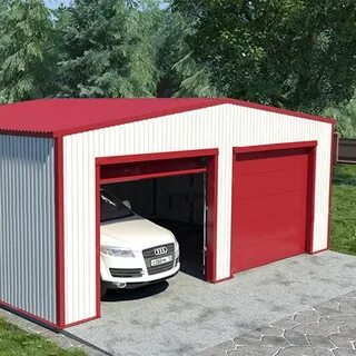 Гараж из сэндвич панелей на 2 машины