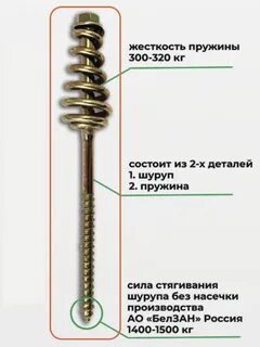 Пружинное крепление
