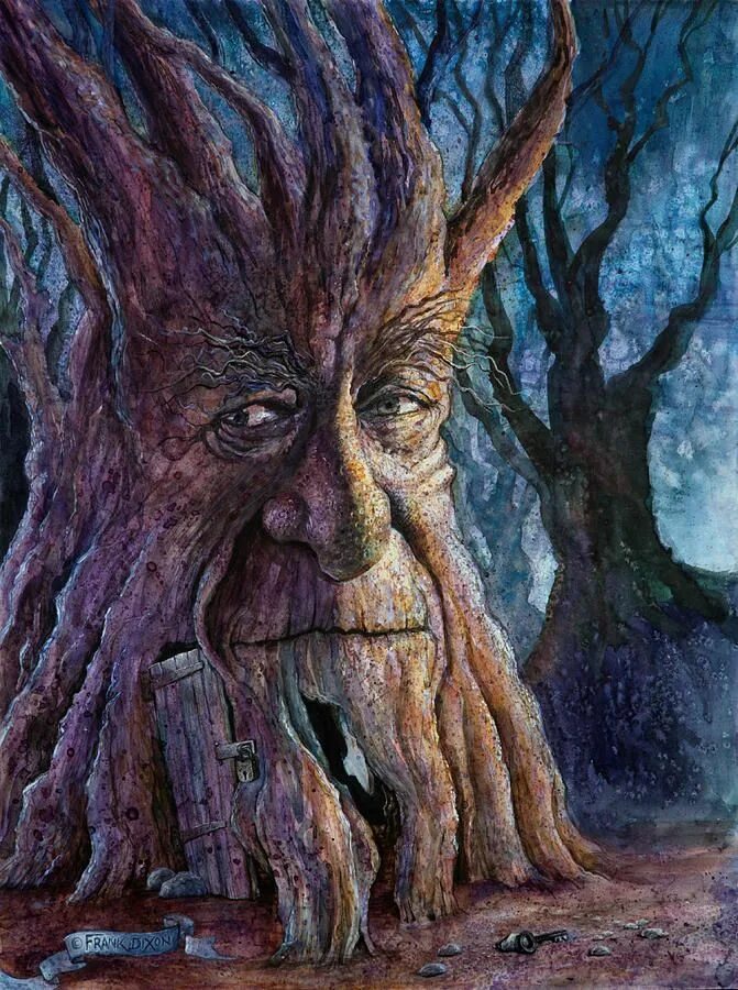 Картинки лицо дерево. Дерево с лицом. Дуб с лицом. Сказочное дерево с лицом. Старое дерево сказочное.