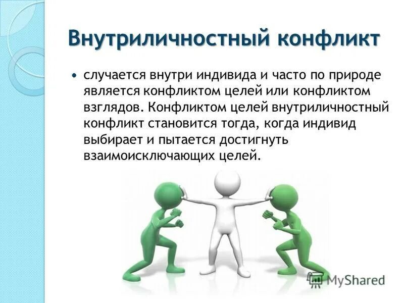 3 уровня конфликтов