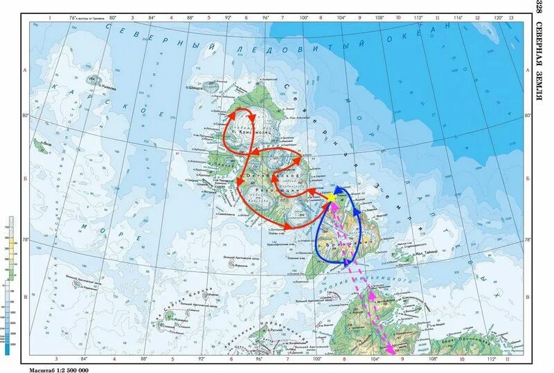 Архипелаг Северная земля на карте. Архипелаг Северная земля 1913. Северная земля архипелаг подробная карта. Кто открыл архипелаг