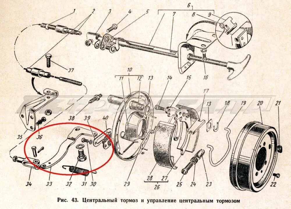 Привести в действие стояночный тормоз. Привод стояночного тормоза ГАЗ 21. Рычаг привода стояночного тормоза ГАЗ 21. Механизм стояночного тормоза ГАЗ 21. Кронштейн стояночного тормоза ГАЗ 21.