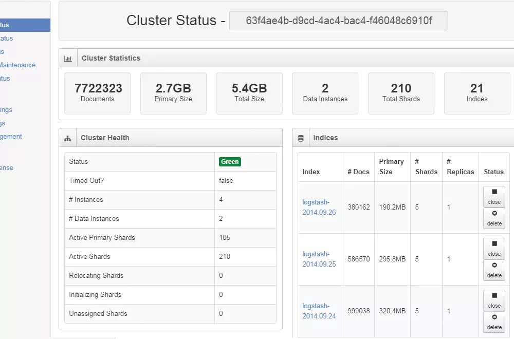 Index status. Index status. Send alerts graphic. Index status. Index status.