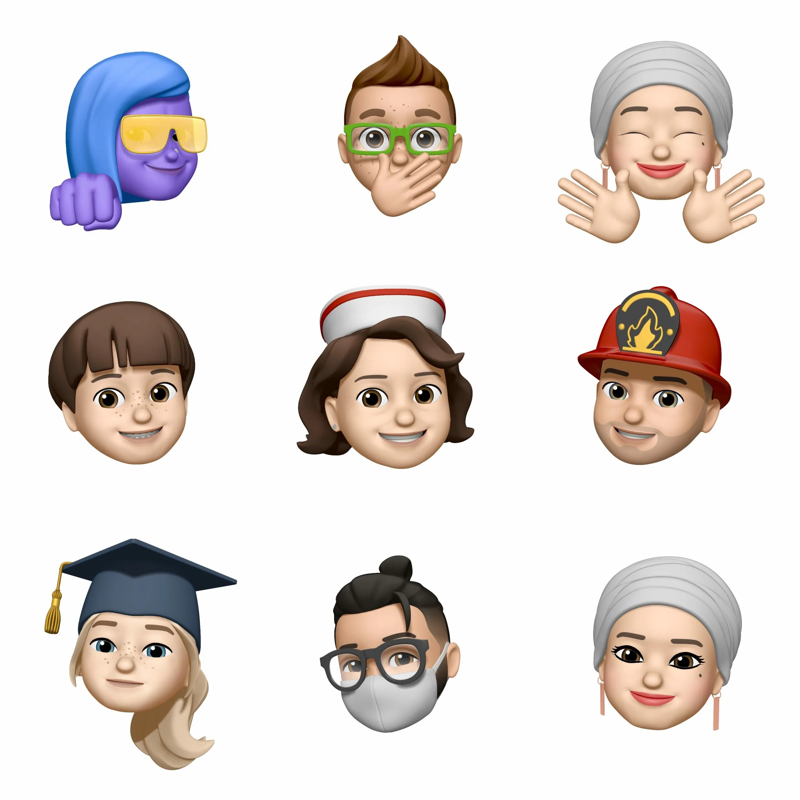 ЭМОДЖИ-МИМОДЖИ. IOS Memoji. ЭМОДЖИ IOS 15. Эмодзи профессии. Эмодзи работать