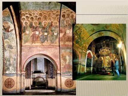 Церковь расписанная рублевым