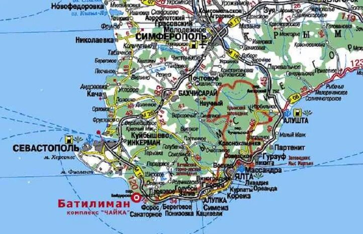 Карта крыма с городами и поселками. Карта ялтинского побережья Крыма подробная с поселками. Карта побережья Крыма с местами. Карты Крымского побережья черного. Карта Крыма побережье с курортами подробная.