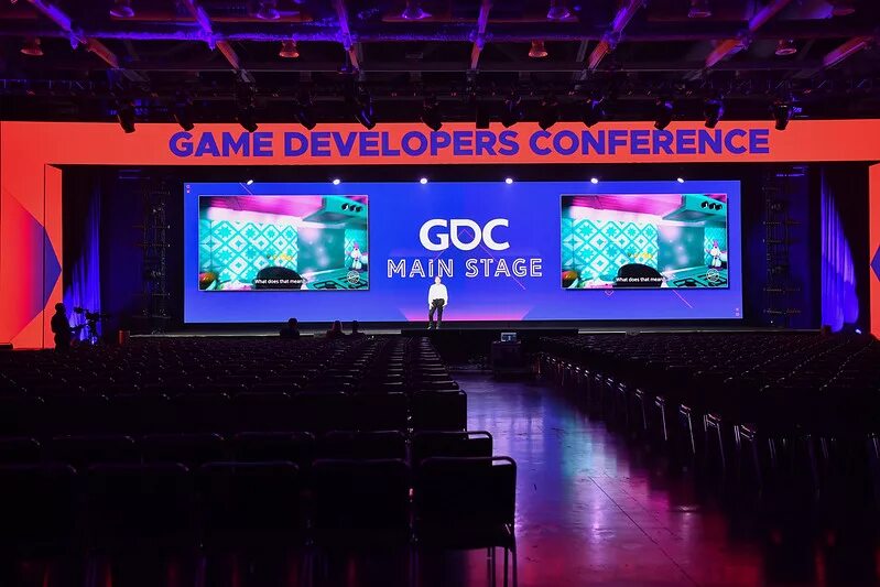 Main conference. Gdc 2025. main stage конференция. gdc conference. game developers conference.