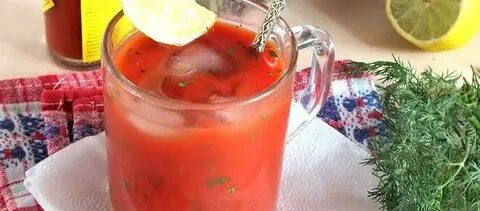 Томатный сок с петрушкой