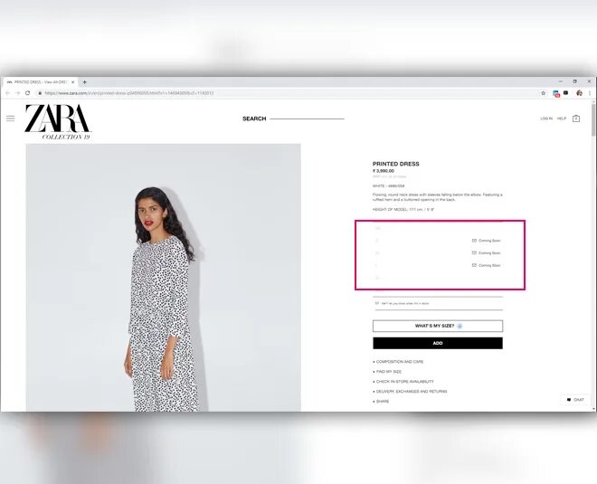 Zara интернет-магазин. Zara артикул.