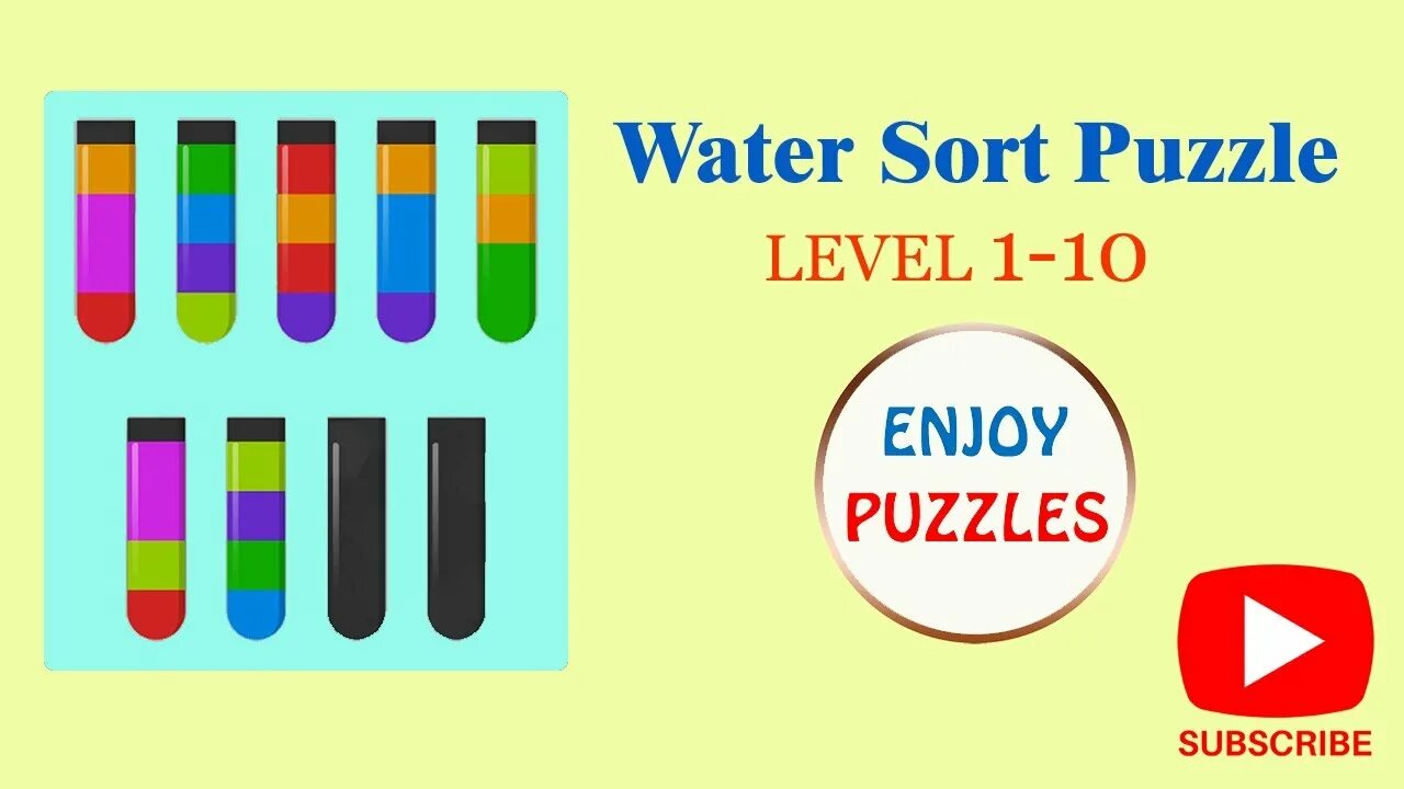 Water sort 107. Water sort puzzle. enjoy puzzle. ватер сорт пазл 130 уровень. water sort puzzle 105 level.