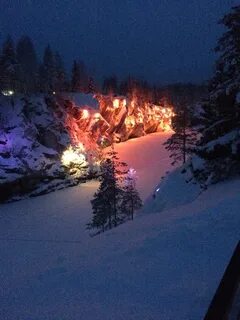 Зимой в рускеала