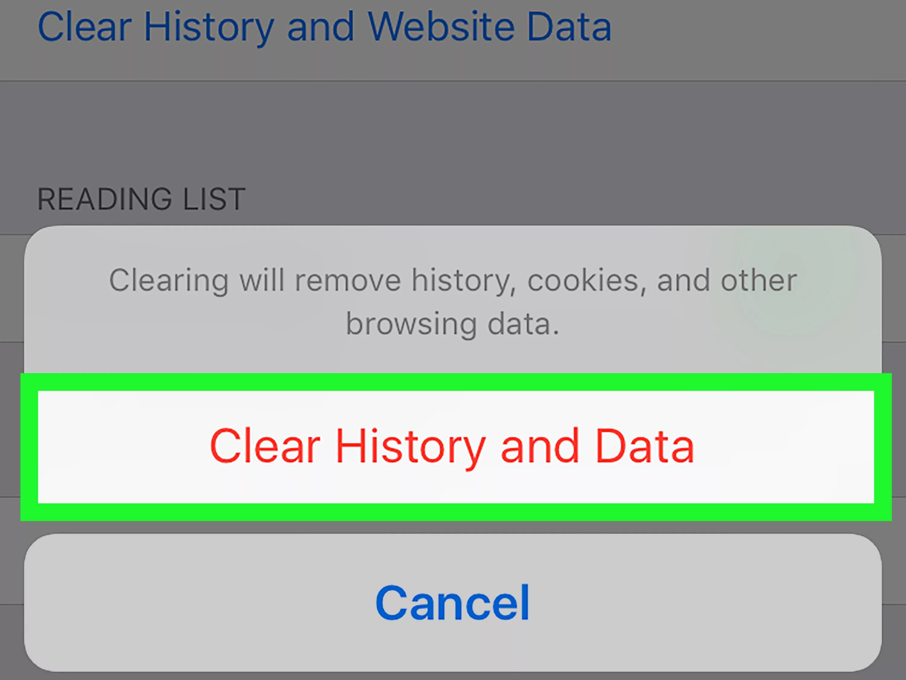 Clear message. Clear data. List Cleared. Окошко сайта с IOS. Delete Cash app History.