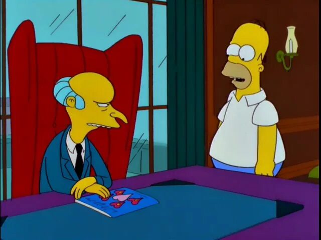 Гомер и Мистер Бернс. Мистер x гомер. Mr.Burns Simpsons донат. Well likely