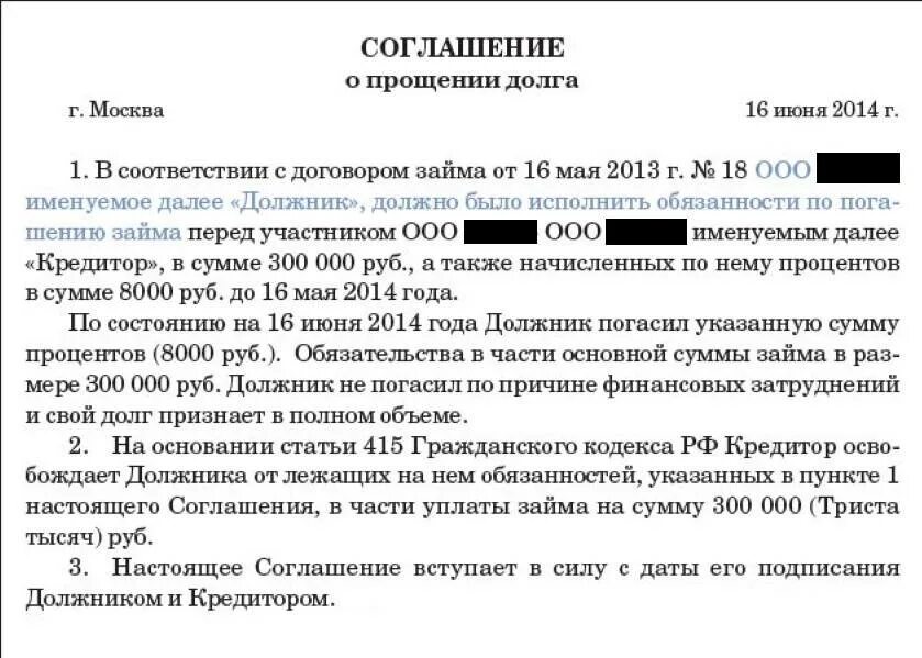 Соглашение о задолженности между юридическими лицами образец. Соглашение о прощении долга образец. Соглашение о прощении долга по договору займа. Соглашение о списание задолженности. Образец погашения долга