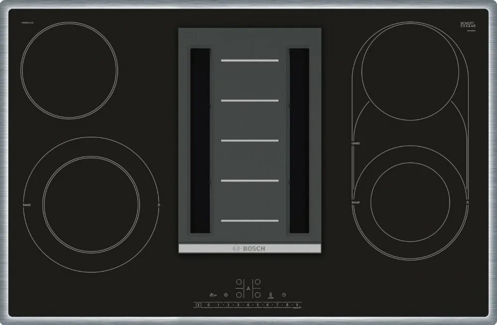 Bosch индукционная варочная купить. Индукционная варочная панель Bosch pvs845f11e. Встраиваемая электрическая варочная панель Bosch PVS 845 f11e. Pvs845f11e варочная панель индукция. Индукционная варочная панель Bosch с вытяжкой.