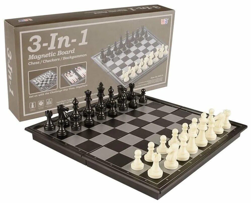Шашки. Шахматный набор chess 3in1 02836. Набор "шашки/шахматы/нарды". Ин-7510). Набор 3 в 1 (шахматы,шашки,нарды) w001l.