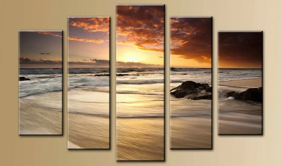 Несколькими частями. Панно из нескольких картин. Несколькими частями. Несколькими частями. Картина модульная 24х53х2 md-205.