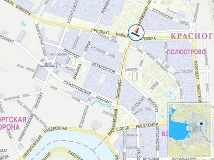 Пискаревский пр 161 карта