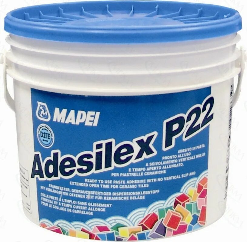 Готовый плиточный клей. Пастообразный клей Mapei Adesilex p22, 5 кг. Жидкий клей для керамической плитки. Клей на акриловой основе. Готовый клей для плитки.