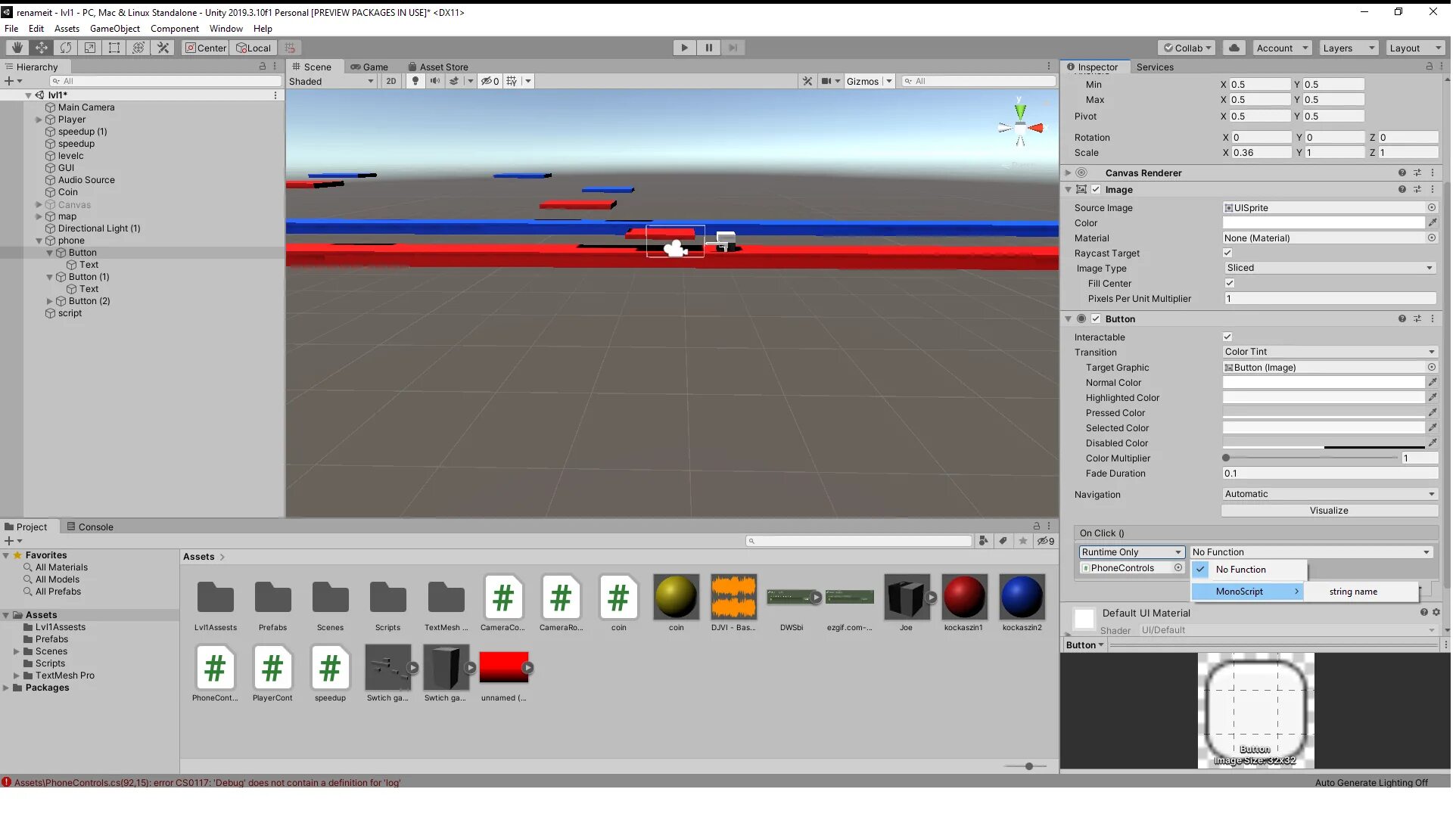 Unity button clicked. События unity. unity button onclick. event unity c#. unity monoscript как открыть.