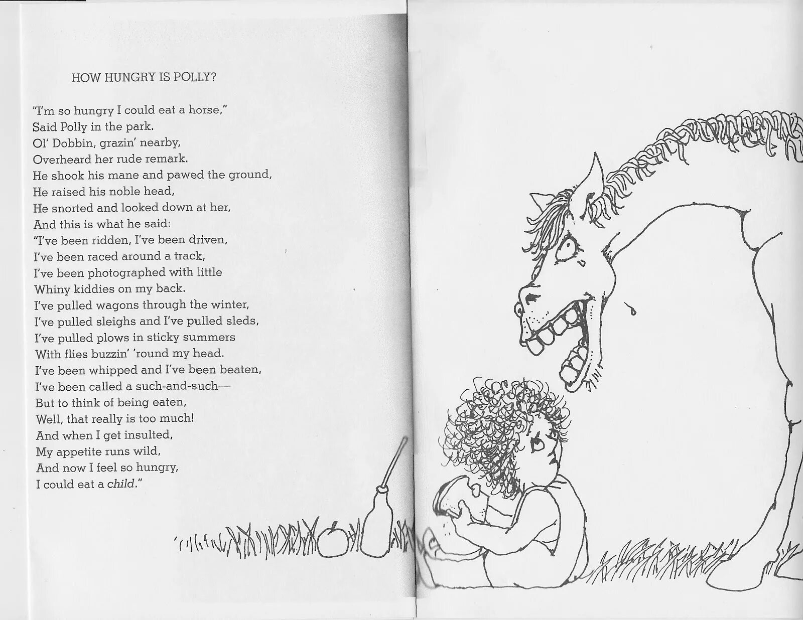 Как переводится hungry. Shel Silverstein. Shel Silverstein poems for Kids. Im hungry how hungry. How hungry Horse.