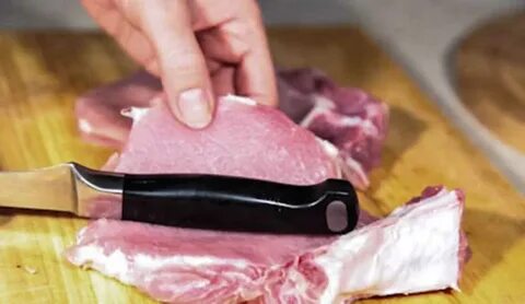 Как нарезать мясо свинины