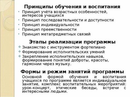 Основным принципом обучения детей дошкольного возраста является