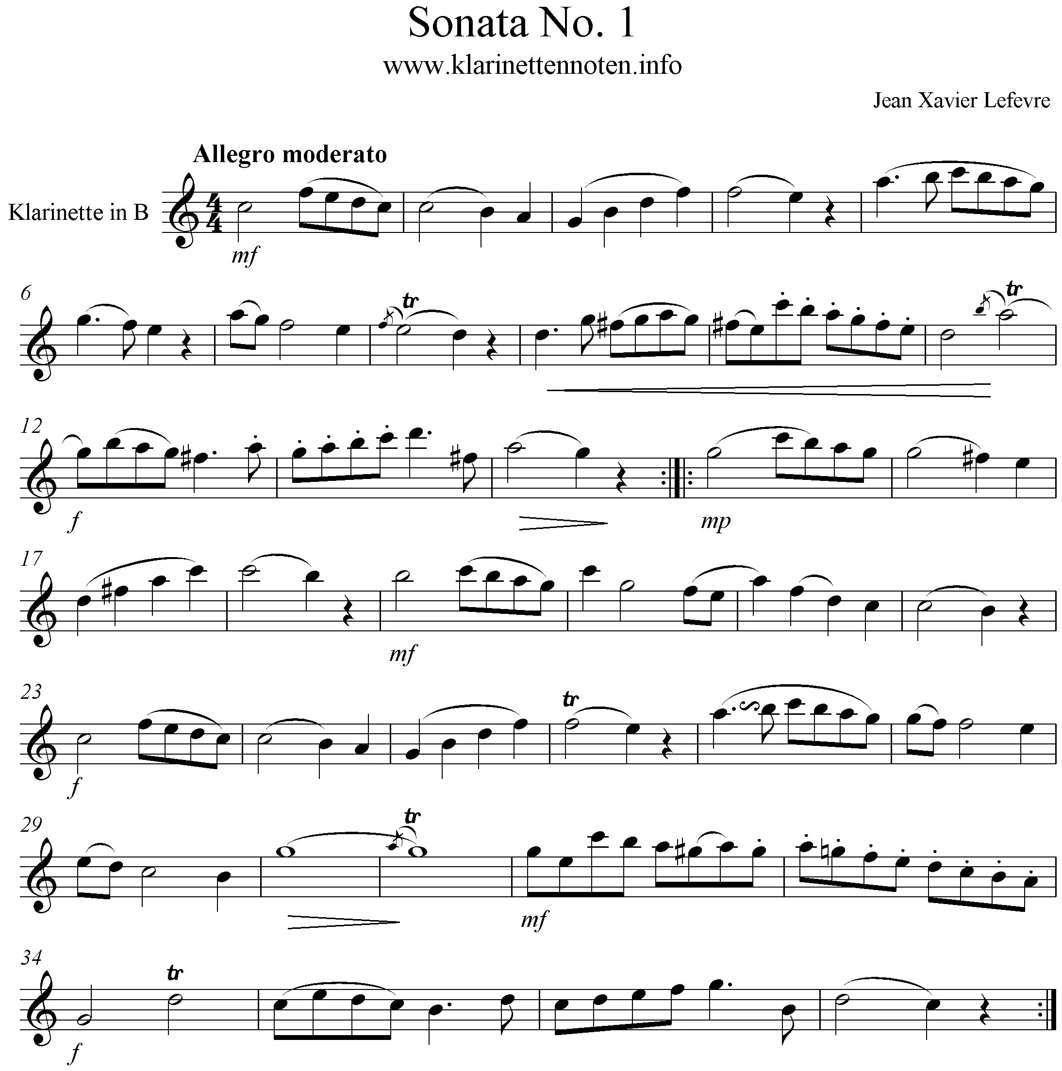 Лефевр Соната номер 7 для кларнета. Сонатина Ноты для кларнета. Мелодия на кларнете Ноты. Легкие Ноты для кларнета. Моцарт соната для скрипки и фортепиано