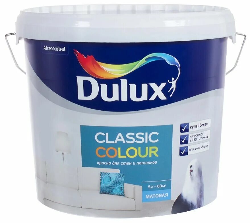 Краска для стен dulux