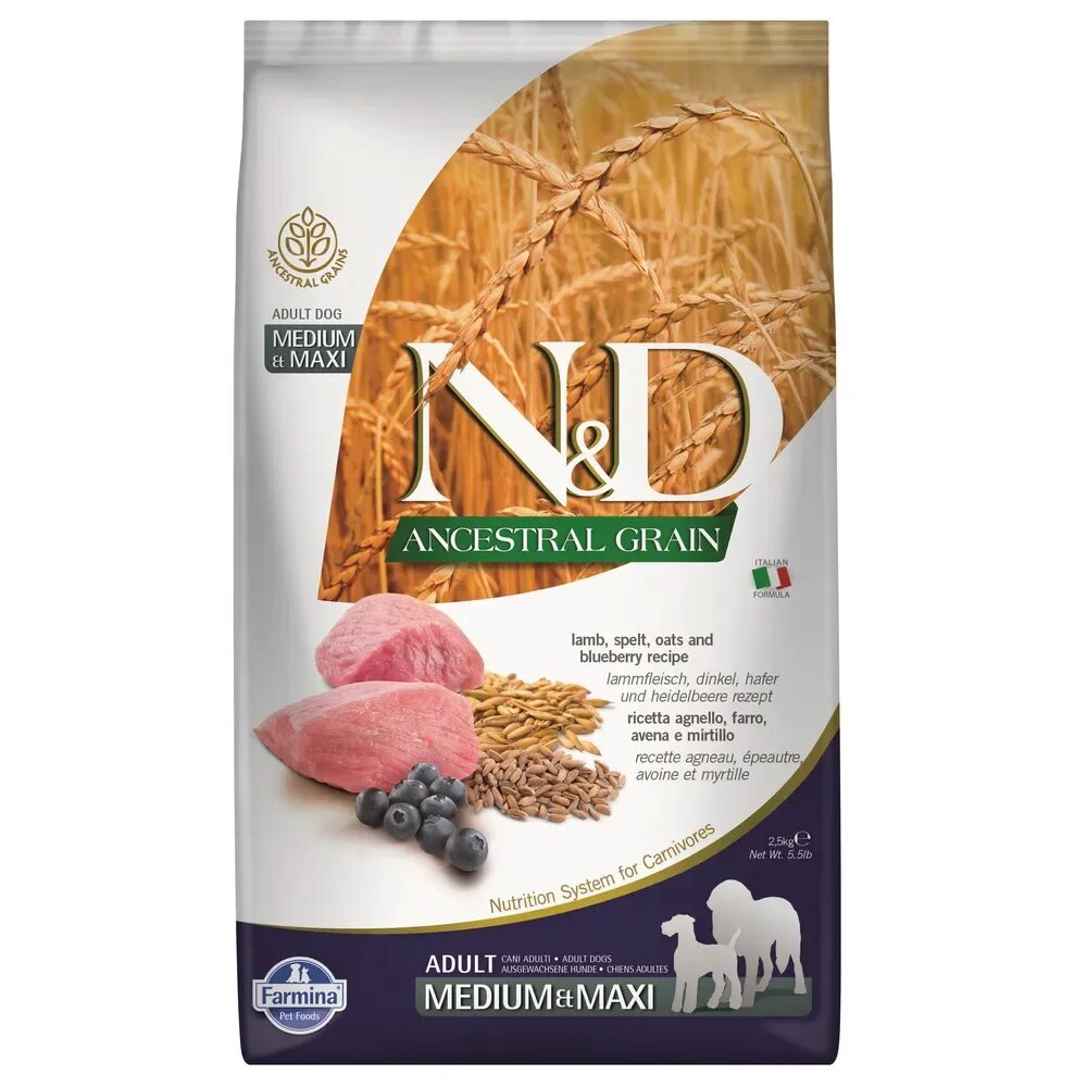 Farmina n d сухой корм для кошек. Фармина n&amp;d low grain корм сухой для щенков ягненок/черника 12кг. корм farmina n&amp;d анцестрал puppy medium&amp;maxi ягненок с черникой. корм фармина для собак средних пород с ягненком. корм для щенков farmina n&amp;d ягненок с черникой 800г.