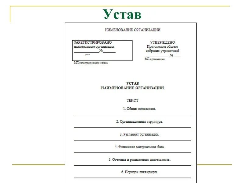 Устав организации относится к. Устав предприятия документ. Устав Наименование организации. Организационные документы устав. Устав организации пример.