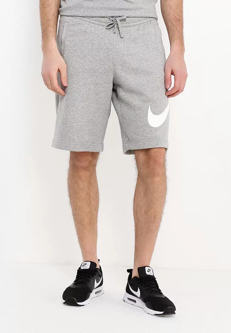 Серые шорты купить. Шорты Nike m NK DF FLC short. Серые спортивные шорты найк. Шорты бермуды спортивные Nike. Nike Sportswear шорты мужские.