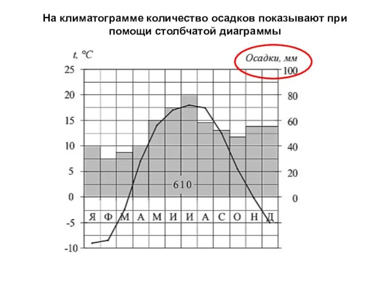 Климатограмма 636 мм. Климатограмма 130 мм осадков. Количество осадков на климатограмме. Годовое количество осадков климатограммы.