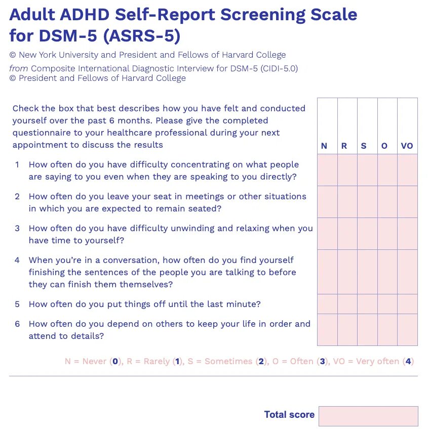 Шкала ADHD-DSM-IV. ADHD ASRS. DSM 5 ADHD. ADHD тест.