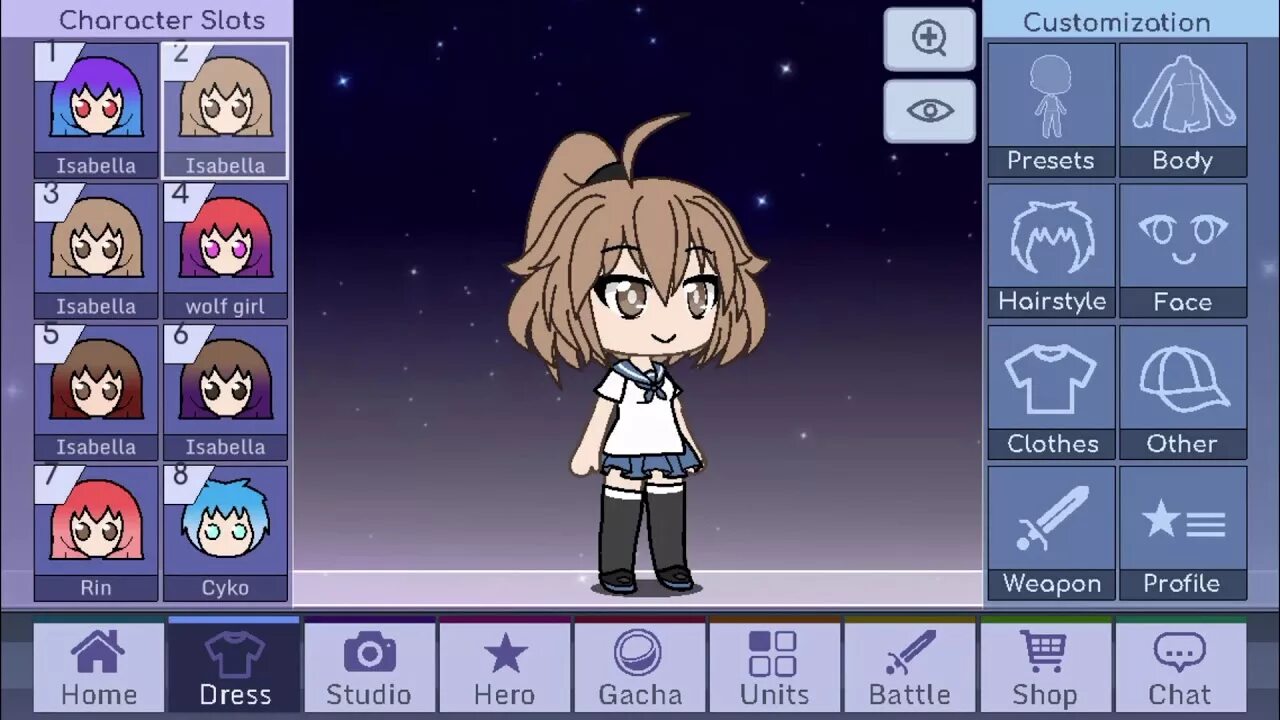Gacha level
