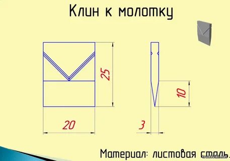 Чертежи клиньев